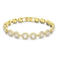 ราคา Swarovski โกลเด้น Angelic รอบตัดสร้อยข้อมือเพชรสีขาวS925 สร้อยข้อมือแฟชั่นสตรีเงินสเตอร์ลิงของขวัญวันเกิดวันวาเลนไทน์ (19536483880)