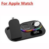 ราคา 4ใน1แท่นชาร์จไร้สายสำหรับ iPhone 14 13 12 11 x Apple Watch airpods Samsung Galaxy Watch ชาร์จเร็วแท่นชาร์จ (21171020109)
