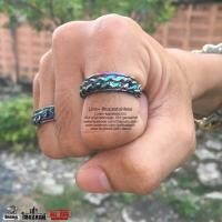 ราคา แหวนโซ่ไทเทเนี่ยม งานแท้100 สแตนเลสแท้316l allacc (1601296746)