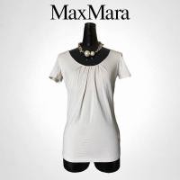 ราคา Max Mara Shirt เสื้้อแขนสั้นผ้าคอตตอบผสมสเปนดิกซ์ สีเบสน่ารักค่ะ (20560359150)