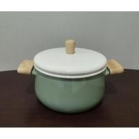 ราคา หม้อด้ามไม้ และหม้อ 2 หู เคลือบอินาเมล สีพาสเทล (18311276544)