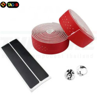 ราคา ผ้าพันแฮนด์จักรยานเสือหมอบ TAG B แบบรู (652308391)