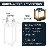 ราคา Solar column light square courtyard solar door post light villa garden decoration light sense dark automatic light (20597313318)