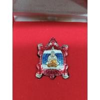 ราคา หลวงพ่อพัฒน์ วัดห้วยด้วน รุ่นรวยทรัพย100ปี พญาเต่าเรือน เนื้อเงิน ลายธงชาติ โต๊ต10 (21087507187)