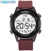 ราคา นาฬิกาอิเล็กทรอนิกส์มัลติฟังก์ชั่นนาฬิกานักเรียนนาฬิกากีฬา SYNOKE สำหรับกันน้ำผู้ชายนาฬิกาปลุกเรืองแสง (19964147013)