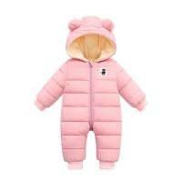 ราคา Smartingbabyชุดจั๊มสูทแขนยาวสำหรับเด็กผู้ชายชุดจั๊มสูทผ้าฝ้ายมีฮู้ดขนเป็ดเสื้อผ้ากันหนาวสำหรับทารกแรกเกิดแฟชั่นหนาสำหรับคลาน (5496806570)