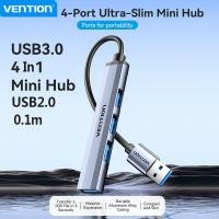 ราคา Vention USB ฮับ3 0ฮับ USB ต่อพ่วงมินิ4พอร์ต USB 3 0 2 0ฮับสำหรับพีซีเมาส์สำหรับโน้ตบุคแป้นพิมพ์ฮับยูเอสบีหลายทางพร้อมปลั๊ก (17676247973)