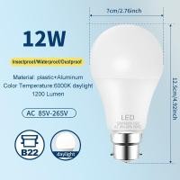 ราคา KesoหลอดไฟLED LED Bulb 220V 12Wแสงสีขาว แสงสีเหลืองรับประกัน 3 ปี (20671304568)