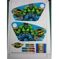 ราคา สติ๊กเกอร์ติดลายรถ รุ่น Dream Super cub 2018 ลายเดอะฮัก สีฟ้า (687122789)