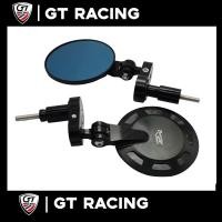 ราคา กระจกปลายแฮนด์ คลาสสิค งาน CNC ทั้งตัว ทรงกลม Racing power กระจกมอไซค์ (20541452869)