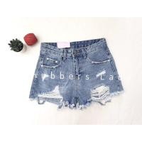 ราคา ขาสั้นขาดเซอร์ งานผ้านอกเนื้อนิ่ม S 6XL เอว 24 42 (15069530449)