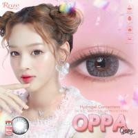 ราคา มีค่าสายตา Rozelens OPPA Gray Brown บิ๊กอาย สุดปัง คอนแทคเลนส์ รายเดือน มีอย แถมตลับฟรี เลนส์นิ่ม สวยปังมาก (18462948784)