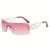 ราคา แว่นกันแดดไร้กรอบแว่นตากันแดดกลม Y2K เด็กผู้หญิงแว่นตากันแดดไร้กรอบสหัสวรรษ (19617246986)