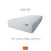 ราคา ZEN Collection ที่นอนสปริง 11 นิ้ว MOZZARELLA โครงสร้าง Bonnell Spring ฟองน้ำอัด Hybrid ขนาด 3 5 ฟุต 5 ฟุต 6 ฟุต (16532746131)