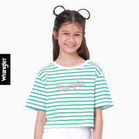 ราคา WRANGLER KIDS เสื้อยืดแขนสั้นเด็กผู้หญิง คอลเลคชั่น Celebrate ทรง CROPPED รุ่น WK F423GTSSN28 (21024149248)
