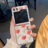 ราคา JieHui สำหรับ Samsung Z Flip5 PC TULIP Red YELLOW Fashion Phone Case (20057953208)