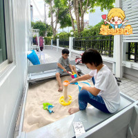 ราคา กระบะทราย แบบฝาปิด 1 1m 1 2m 17cm ผ้าคลุม ผ้ารอง กระบะเด็ก กระบะไม้ กระบะทราย กระบะ กระบะทรายเด็ก (20627078232)