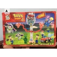 ราคา Set8กล่อง lego toy story ทอย สตอรี่ พร้อมยานพาหนะ ต่อรวมร่างเป็น froky the spoon ของพร้อมส่ง woody (20413774580)