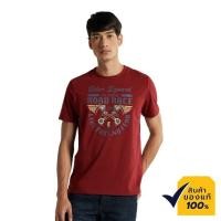 ราคา Mc Jeans เสื้อยืดแขนสั้น ผู้ชาย MC BIKER คอกลม สีแดงเลือดหมู MTTZ500 (17294762108)