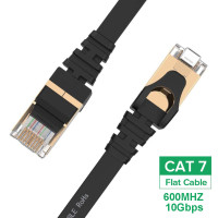 ราคา สายแลน สายแบน CAT7 สาย LAN CAT7 สายแลน CAT7 FLAT FTP แบบแบน สายต่อเน็ต LAN Cable CAT 7 Ethernet Cable RJ45 Network Cable lan Patch Cord For Router Laptop XBox PC 1 2 3 5 10m D PHONE (8051659729)