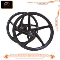 ราคา wave 110i ล้อแม็ก V1 ชุดล้อ ล้อแต่ง W110i ล้อแม็กขอบ17 ใส่ W 125i วาฬ พร้อมลูกปืนล้อ ไซส์ 1 4 17 ขาว ทอง แดง ดำ ขอบ 17 ล้อแม็กรถมอไซค์ 1คู่ (17159267624)