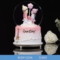 ราคา สโนว์บอล snowball ลูกบอลคริสตัล ของขวัญคู่รักวันวาเลนไทน์ ลูกแก้วกล่องดนตรีหัวใจสาวในฝัน การตกแต่งของขวัญกล่องดนตรี (18318467698)
