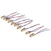 ราคา HITN 10pcs 650nm 6mm 3V 5mW MINI Laser dot DIODE MODULE HEAD WL RED (19409279247)