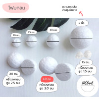 ราคา โฟม โฟมกลม โฟมกลมสำหรับงานประดิษฐ์ (15160829480)