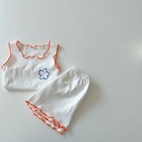 ราคา LOBER ชุดนอนเด็กหญิง ชุดนอนเด็ก1 6ปี ชุดเสื้อกั๊กเด็กหญิง ชุดนอนเด็กผ้าซาติน ชุดนอนเด็กแขนกุด เสื้อกั๊ก กางเกงขาสั้น ชุดอยู่บ้านเด็ก (19905938455)