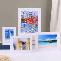 ราคา กรอบรูปกระดาษที่เรียบง่ายการตกแต่งบ้านกรอบรูปสีขาวกรอบรูป (19443888453)