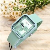 ราคา นาฬิกาข้อมือสายยางซิลิโคนยี่ห้อBOLUNแท้กันน้ำได้พอปะมานล้างมือล้างหน้าโดนละอองฝนได้แต่ไม่แนะนำให้ใส่ว่ายน้ำหรือแช่น้ำนานๆนะคะถ่ายรูปจากงานจริงของที่ร้านส่งของทุกวัน หน้าปัด3 5 สายนิมมาก สีพาสเทล คอลเล