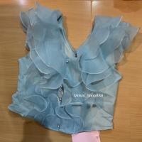 ราคา พร้อมส่ง12สี เสื้อสไตล์ไฮโซแต่งระบายด้านหน้ามีกระดุมมุก เสื้อระบายผ้าเเก้วเกาหลีเนื้อผ้านุ่ม เสื้อออกงานไฮไซหรูหรา (21037864307)