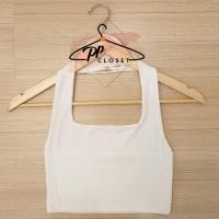 ราคา เสื้อครอปคล้องคอ ผ้าหนา2ชั้นทั้งตัว รุ่นไม่มีฟองน้ำ ผ้าเรย่อนผสมสแปนเด็กซ์ ผ้าหนากระชับตัวคะ พร้อมส่ง 20 สี (6389552411)