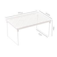 ราคา GIDA ชั้นวางของ ชั้นวางเครื่องเขียน ชั้นวางของบนโต๊ะ แบบพับเก็บ วางซ้อนกันได้ ชั้นวางเครื่องสำอาง ชั้นวางของอเนกประสงค์ (16651344819)