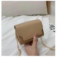 ราคา สินค้าพร้อมส่ง กระเป๋าสะพาย หนังเทียม ใบเล็กน่ารัก สไตล์เกาหลี มินิมอล (10602246850)