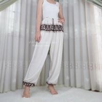 ราคา กางเกงขายาว ผ้าสปัน นุ่มพริ้ว เบาสบาย ใส่ได้ทั้งชายและหญิง (20364365093)
