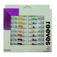 ราคา สีน้ำมันชุด 12 18 สี 10ml ตรา Reeves Oil Colours Set (1178826226)