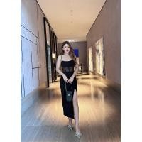 ราคา เดรสสายเดี่ยว ดีเทลแต่งผ้าซีทรูรอบเอว เซ็กซี่มากๆค่ะ แหวกขาด้านหน้าเพิ่มความเก๋ บอกเลยว่าชุดนี้ใส่ทั้งทุกโอกาสจริงๆค่ะ ผ้านิ่มยืดใส่สบายค่ะ (19259757032)