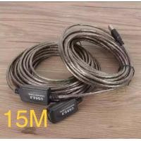 ราคา USB 2 0 Extension Cable 20M 15M 10M 5M ชายหญิง Active Repeater extension Extender สายเคเบิล USB อะแดปเตอร์สำหรับแล็ปท็อปพีซี (9741221915)