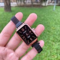 ราคา นาฬิกาผู้หญิง นาฬิกาข้อมือ ผญ นาฬิกาข้อมือ นาฬิกา นาฬิกาคาสิโอ นาฬิกาทรง8เหลี่ยม รุ่น LQ 400D สายนาฬิกา สแตนเลส แม่เหล็ก หน้าปัด 24 มม 12 (17409713908)