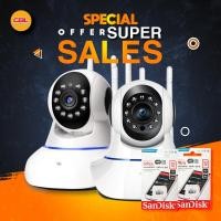 ราคา 2แถม2 กล้องip camera ไร้สาย cctv กล้องวงจรปิดดูผ่านมือถือ ip camera กล้องวงจรปิด กล้องไร้สาย camera cctv camera เมมโมรี่ (17509883714)