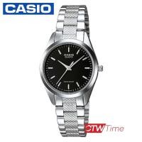 ราคา Casio Standard นาฬิกาข้อมือผู้หญิง สายสแตนเลส รุ่น LTP 1274D 1ADF หน้าปัดดำ (2146826334)