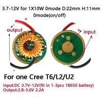 ราคา ไดรเวอร์ LED สำหรับเครื่องชั่ง XPE เพิ่ม Cree XRE XPG2 Q5 XML L2 XHP50 XHP70 18650 Senter LED Baterai แหล่งจ่ายไฟ (16949009003)