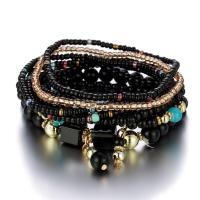 ราคา Boho ชุดสร้อยข้อมือลูกปัดข้าวหลากสีสำหรับผู้หญิงกำไลข้อมือแฟชั่นเครื่องประดับอัญมณีสำหรับปีกเสน่ห์หอไอเฟล (19760876388)