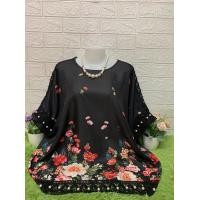 ราคา เสื้อสวยๆ ผ้าลินิน งานปัก ไซส์ใหญ่ อก 52 54 56 นิ้ว (17312920113)