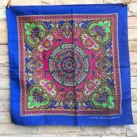 ราคา ผ้าเช็ดหน้าวินเทจ ผ้าเช็ดหน้า ผ้าโพก เนื้อผ้าCotton100 (20394145511)