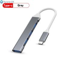 ราคา USB C HUB 3 0 Type C 4 Port Multi Splitter Adapter OTG HUB Compatible For Lenovo PC Computer Accessories (21061772729)