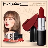 ราคา แถมฟรีกล่องเซ็ท น้ำหอมเทสเตอร์ 2 ชิ้น ลิปสติก M A C Powder Kiss Lipstick 3 กรัม เนื้อMatte Satin สินค้าของแท้100 316 (19361663137)