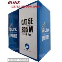 ราคา GLINK สายแลน LAN CAT5E UTP INDOOR รุ่น GL 5004 ความยาว 305 เมตร สำหรับใช้ภายใน สีขาว (1381548840)