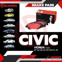 ราคา Brembo ผ้าเบรค Honda Civic EF EG EK ES Dimension FD FB FC FK ฮอนด้า ซีวิค เกรดเซรามิค Ceramic (17049017062)